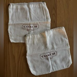 Coach Cream Storage Bags